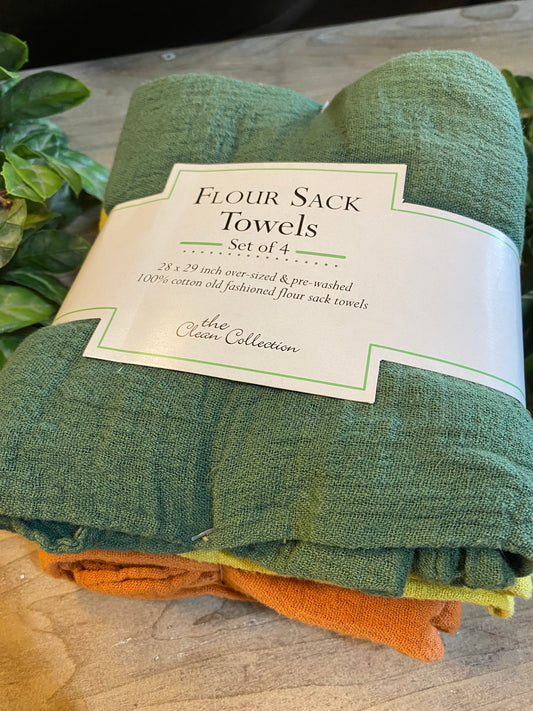Flour Sack Towels 4pc Set