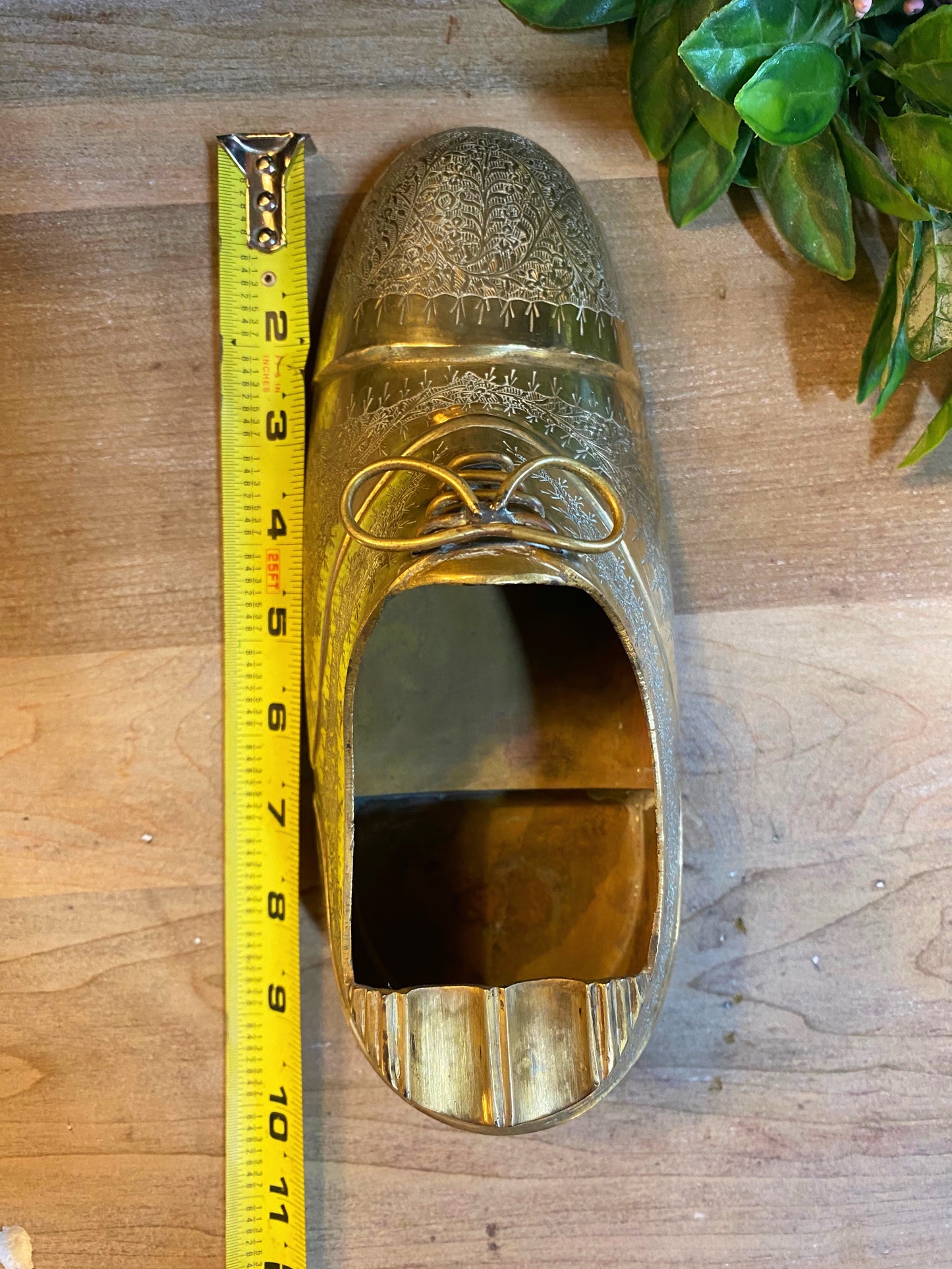 Brass Shoe Ashtray