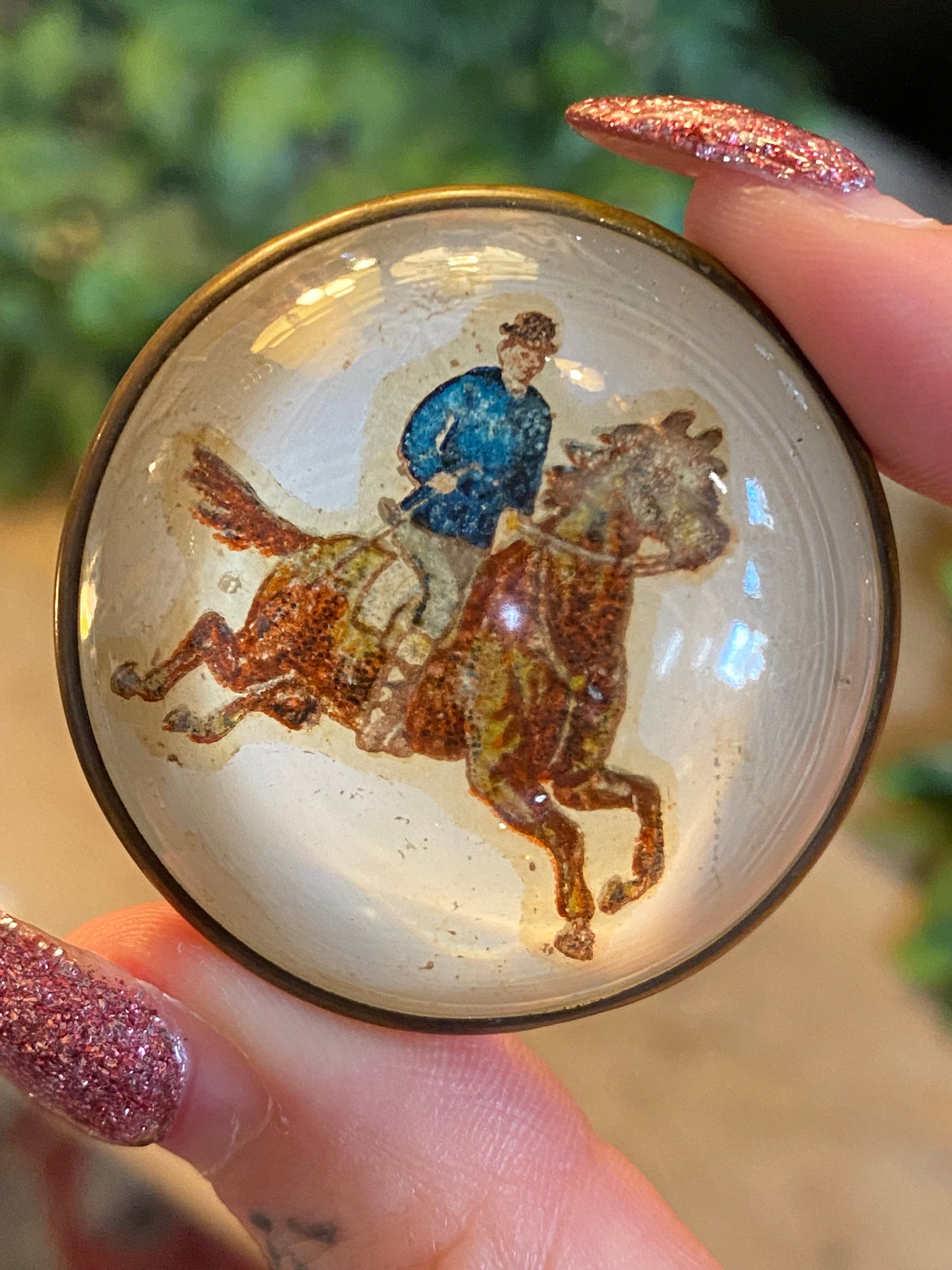 Antique Horse Brooch